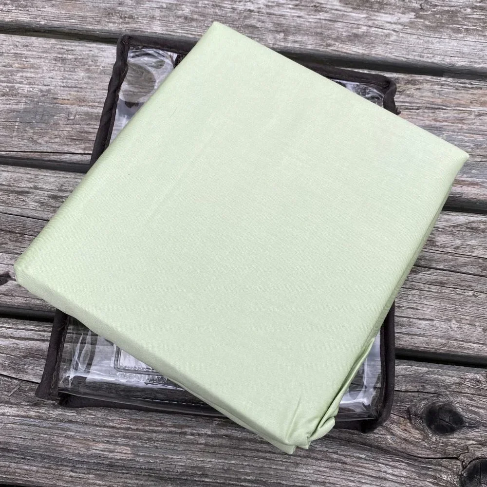 Baby GAP Organic Cotton Green Fitted Crib Sheet